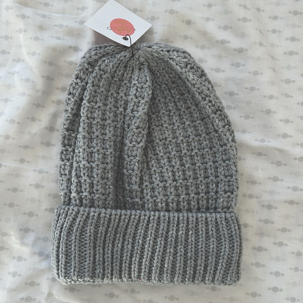 Gray beanie